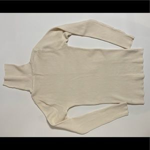 Cream turtleneck